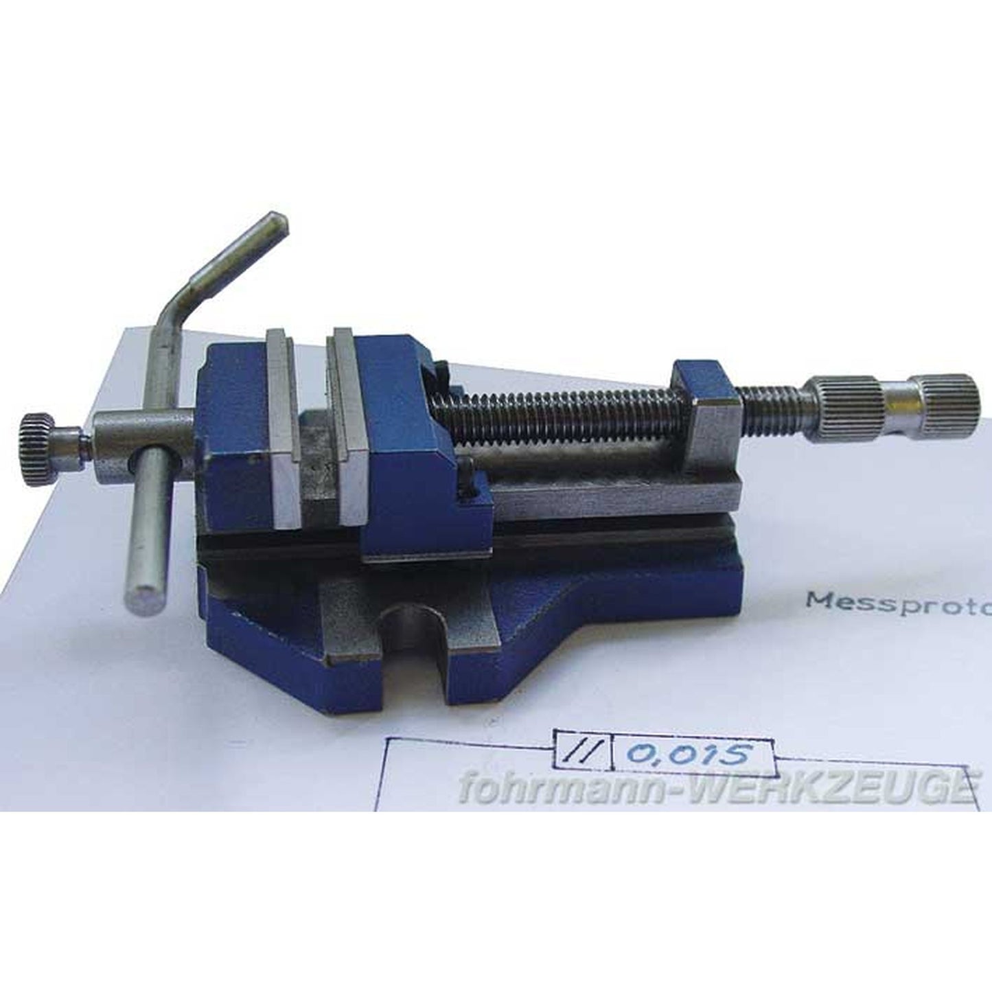 Miniatur Maschinenschraubstock mit verstellbarem Anschlag