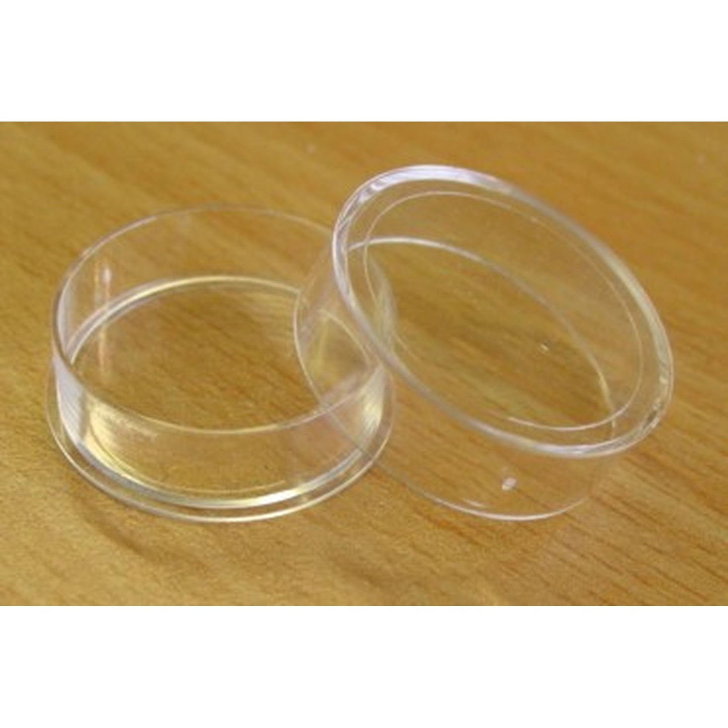 Runddose Polystyrol mit Deckel (glasklar)