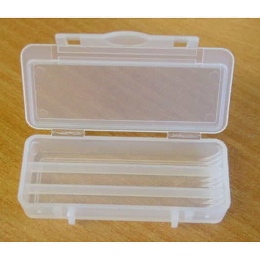 Unibox transparent mit 3 Fächern