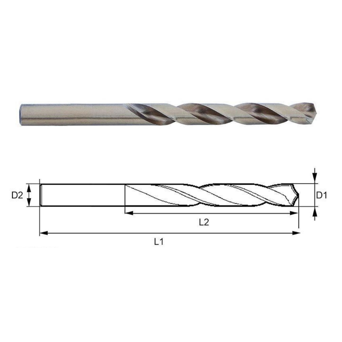 Mini Bohrer Modellbau HSS Spiralbohrer DIN 338 geschliffen