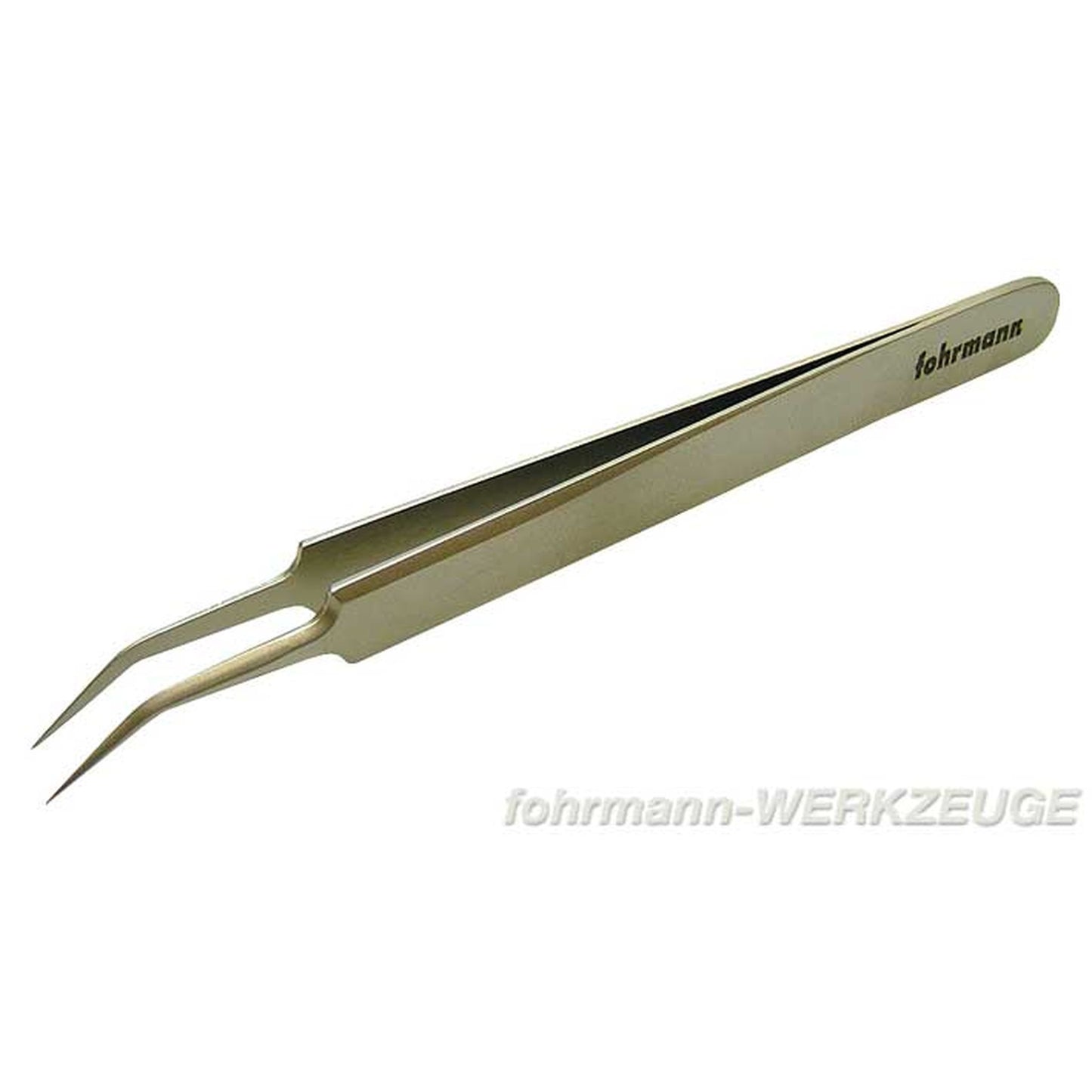 Präzisionspinzette gebogen 108 mm