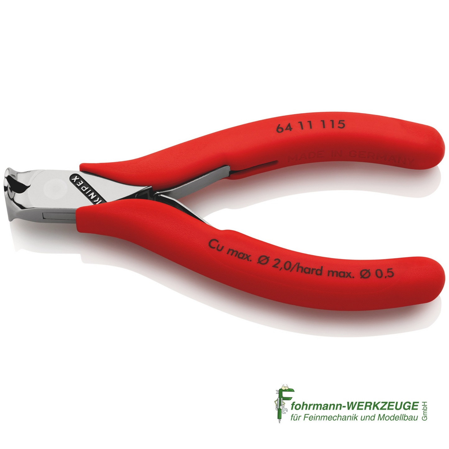 KNIPEX Vornschneider mit rutschhemmenden Kunststoff-Hüllen 115 mm