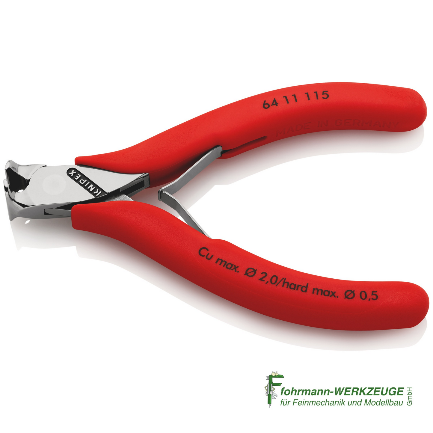 KNIPEX Vornschneider mit rutschhemmenden Kunststoff-Hüllen 115 mm