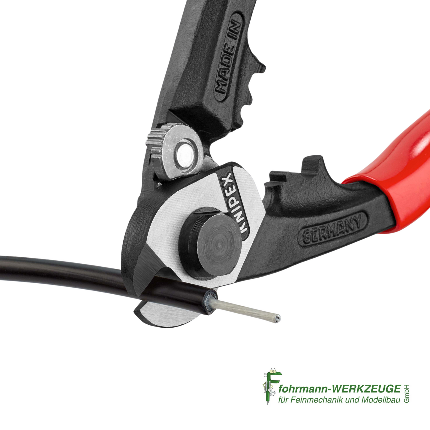 KNIPEX Drahtseilschere geschmiedet mit Kunststoff überzogen 190 mm