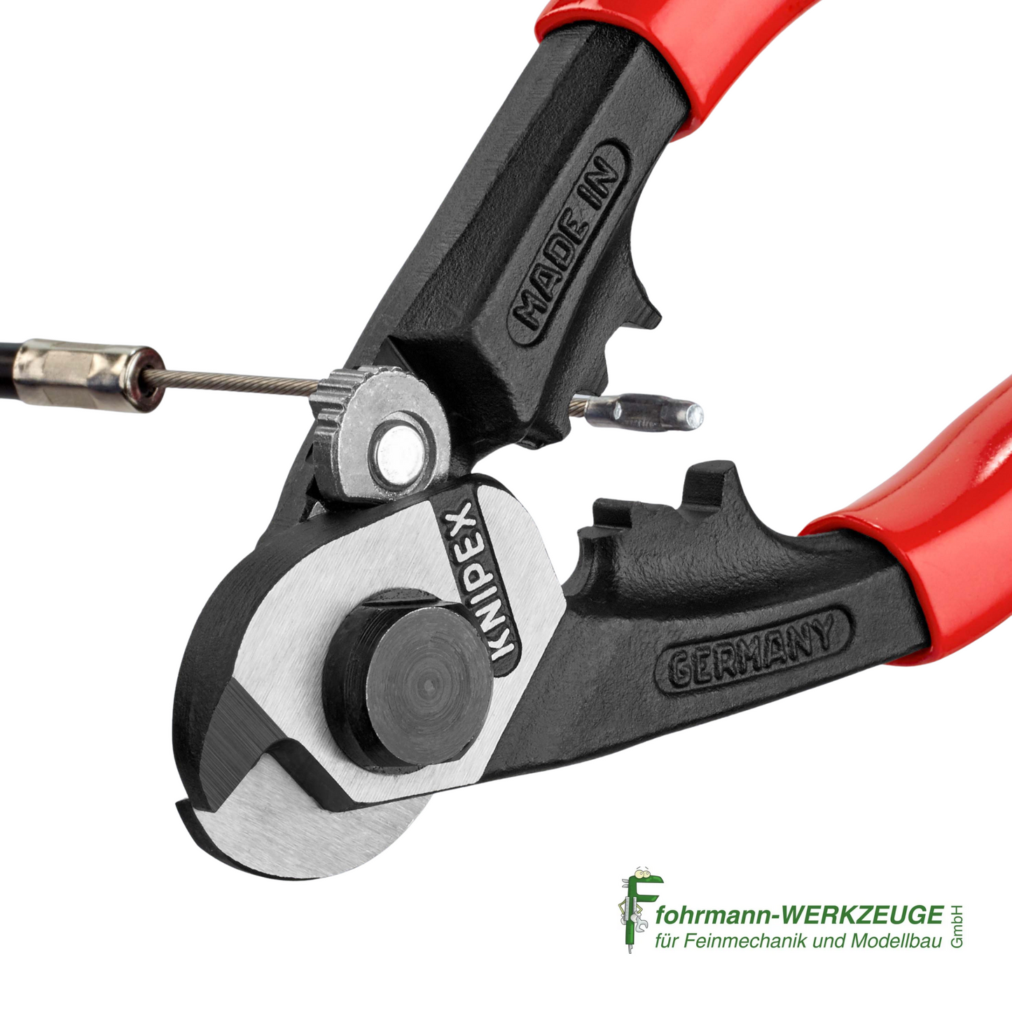 KNIPEX Drahtseilschere geschmiedet mit Kunststoff überzogen 190 mm