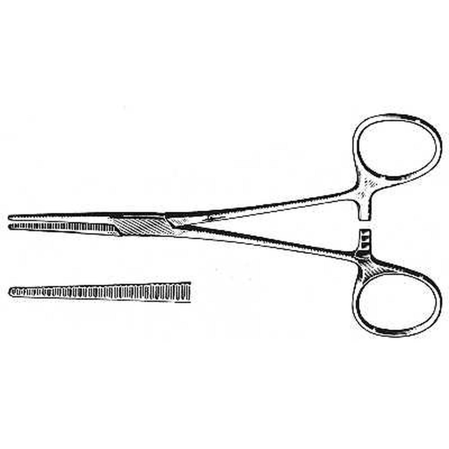 Arterienklemme fein gezahnt rostfrei 140 mm