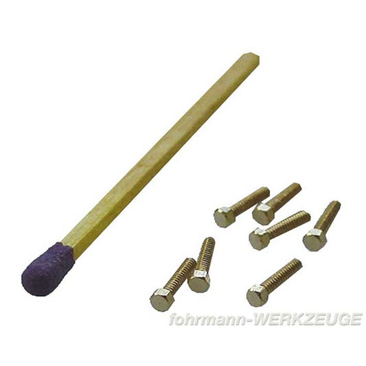 Sechskantschrauben aus Messing für Modellbau