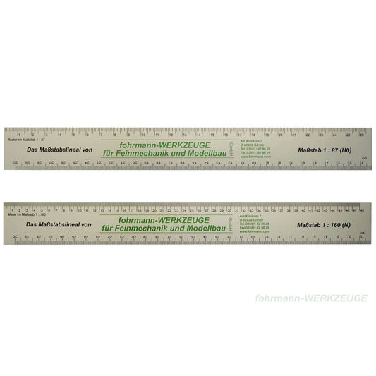 Maßstabslineale aus Aluminium