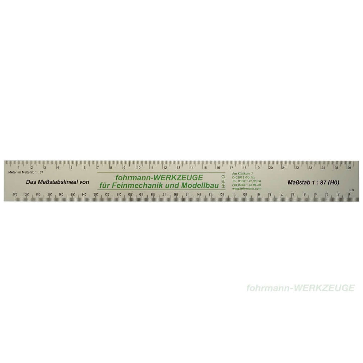 Maßstabslineale aus Aluminium