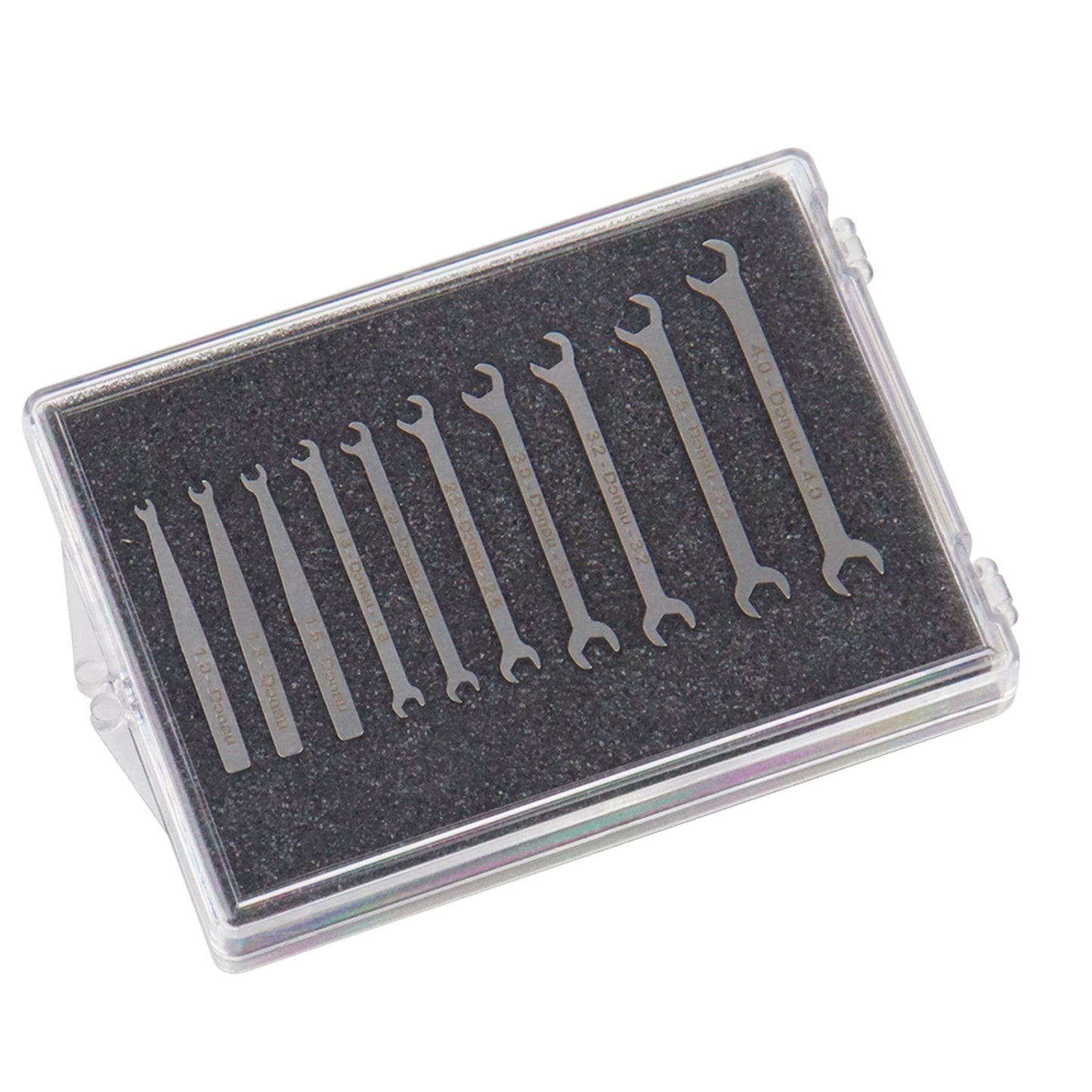 SET: Micro-Maulschlüssel-Set 10-tlg. 1-4 mm