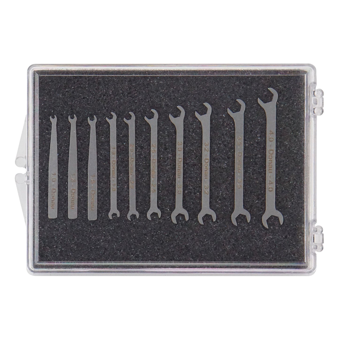 SET: Micro-Maulschlüssel-Set 10-tlg. 1-4 mm