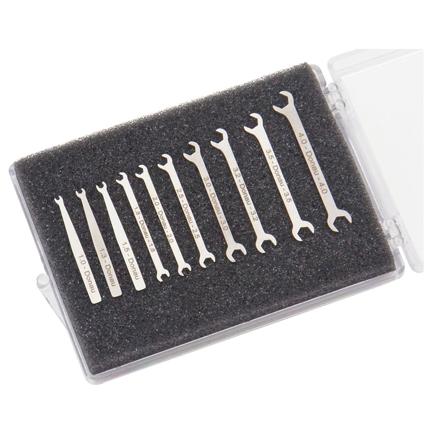 SET: Micro-Maulschlüssel-Set 10-tlg. 1-4 mm