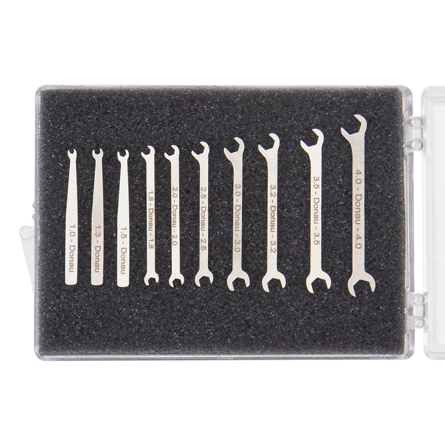 SET: Micro-Maulschlüssel-Set 10-tlg. 1-4 mm