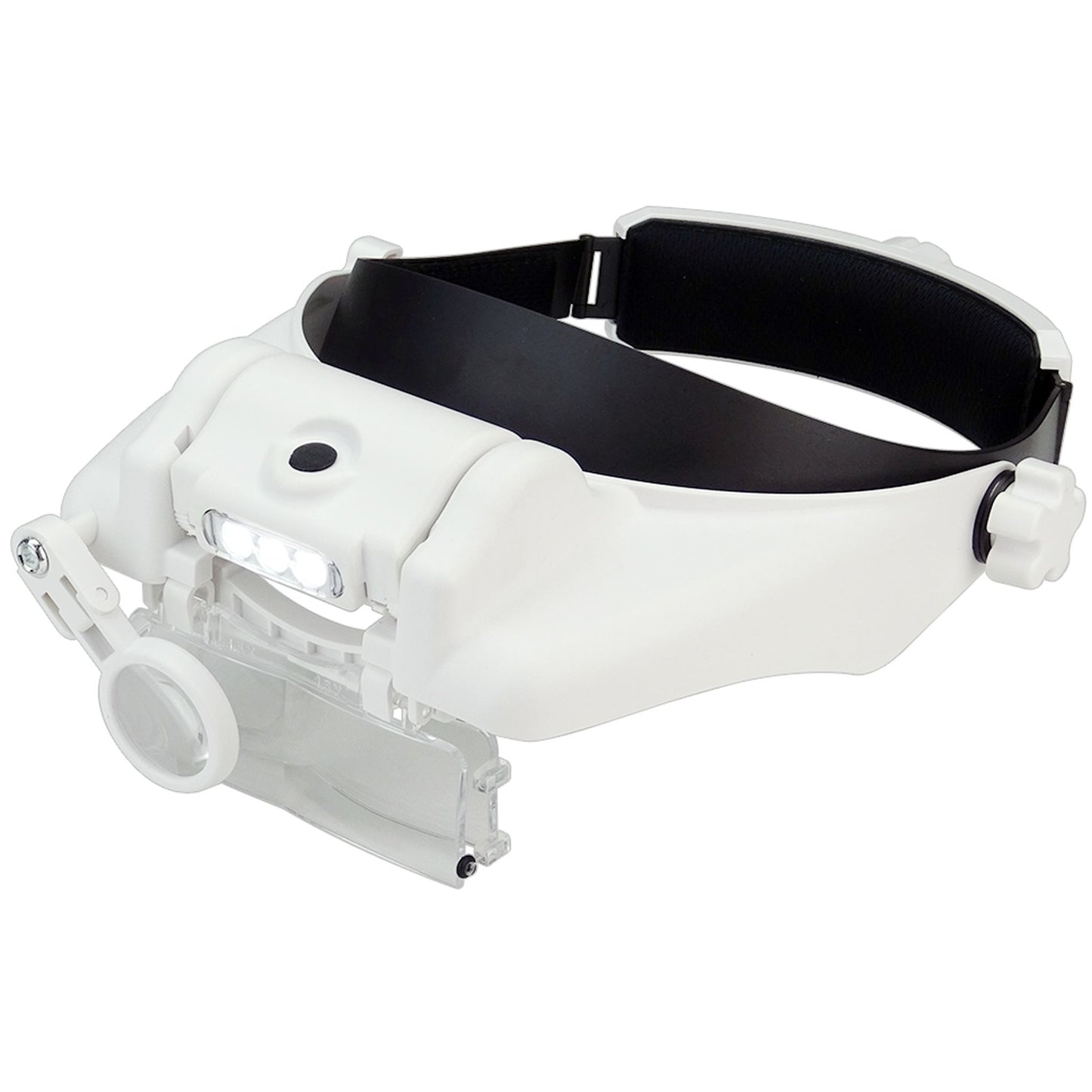 Kopfbandlupe Premium mit LED Licht