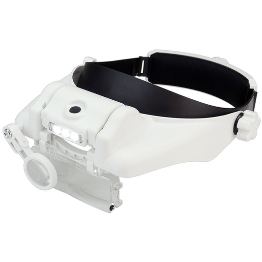Kopfbandlupe Premium mit LED Licht