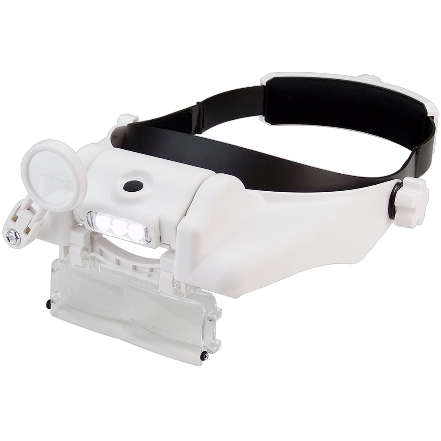 Kopfbandlupe Premium mit LED Licht